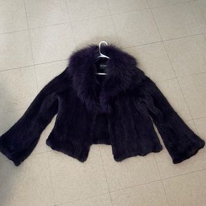 Purple Gil Bret Fur Jacket